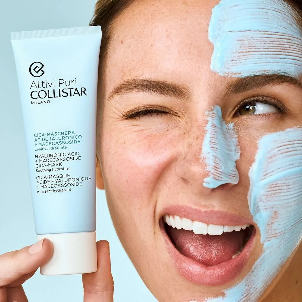 Collistar Attivi Puri Hyaluronic Acid + Madecassoside Cica Mask (75mL)