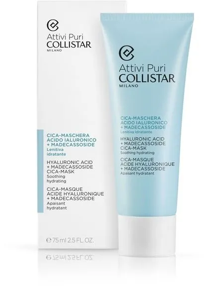 Collistar Attivi Puri Hyaluronic Acid + Madecassoside Cica Mask (75mL)