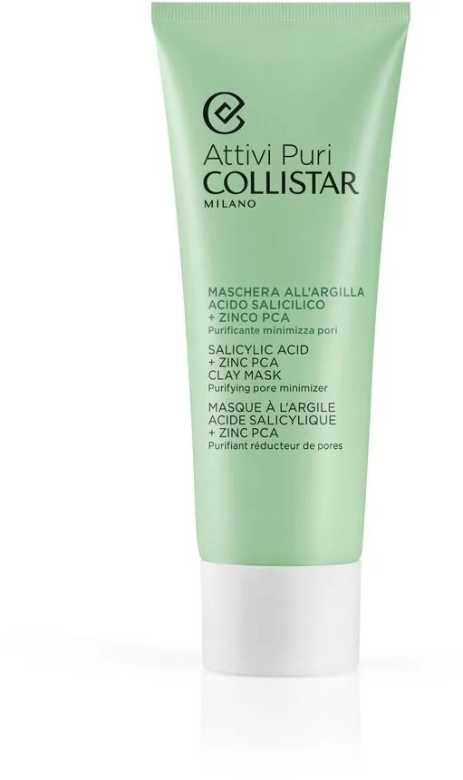 Collistar Attivi Puri Salicylic Acid + Zinc PCA Clay Mask (75mL)