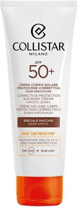 Collistar Corrective Protection Cream Sun Body Cream Dark Spots SPF50+ (100mL)