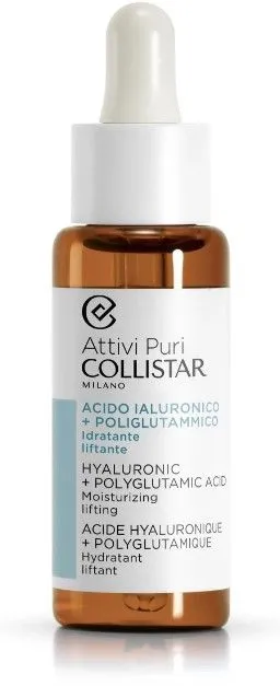 Collistar Attivi Puri Hyaluronic + Polyglutamic Acid Moisturizing Lifting Serum (30mL)