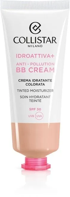 Collistar Idroattiva+ Anti-Pollution BB Cream Tinted Moisturizer SPF30 (50mL) 1 Light