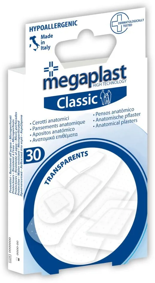 Megaplast Clear Plasters Assorted (30pcs)