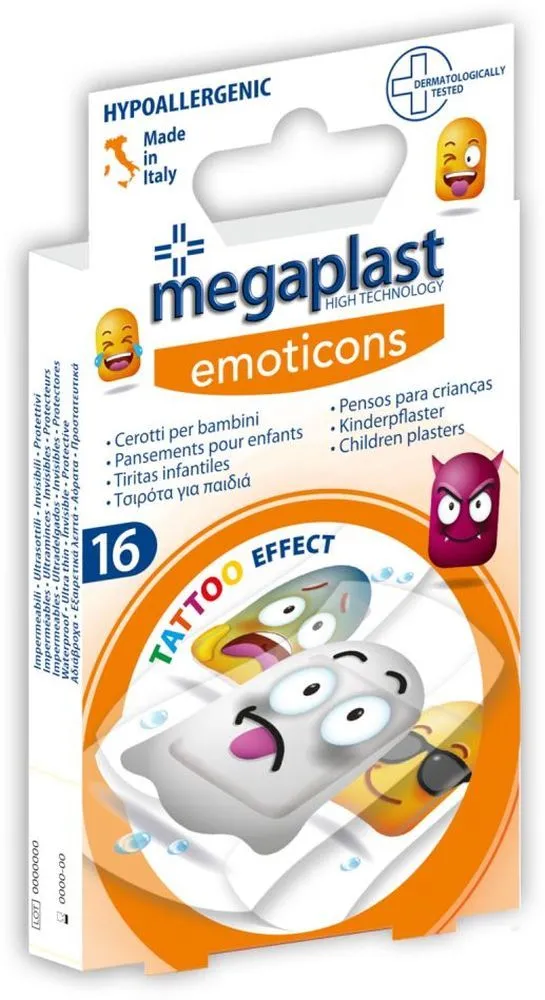 Megaplast Tattoo Effect Children Plasters (16pcs)