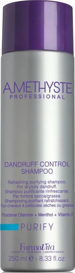 Farmavita Amethyste Purify Dandruff Control Shampoo (250mL)