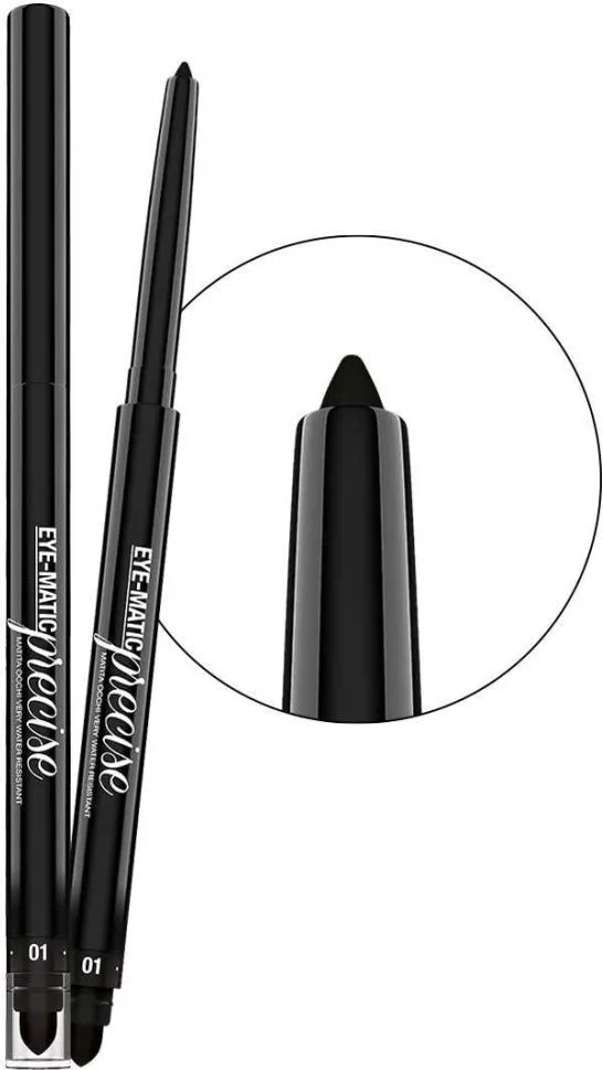 Bella Oggi Eye Matic Precise Waterproof Eye Pencil 01 Black