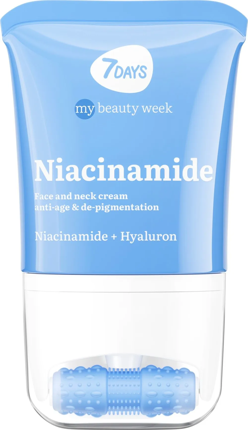 7DAYS My Beauty Week Niacinamide Face And Neck Cream Massager Anti-Age & De-Pigmentation (80mL)