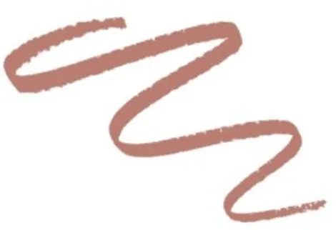 Jvone Milano Aqua Fun Waterproof Lip Pencil 101 Rust Nude