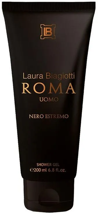 Laura Biagiotti Roma Uomo Nero Estremo Shower Gel (200mL)