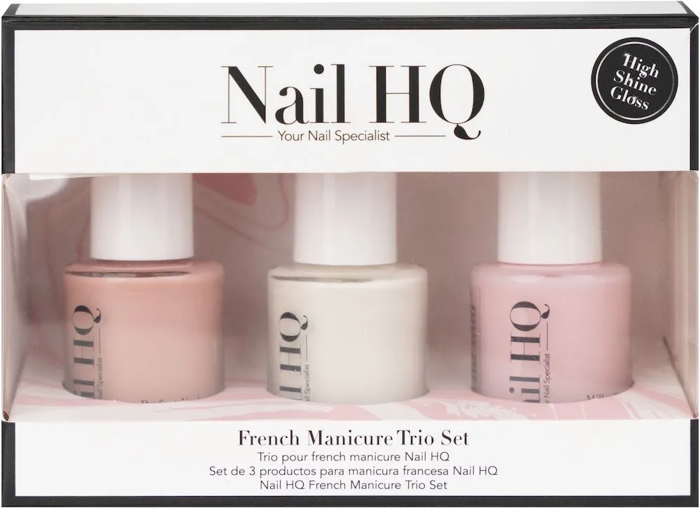 Nail HQ French Manicure Trio Set (3x10mL)