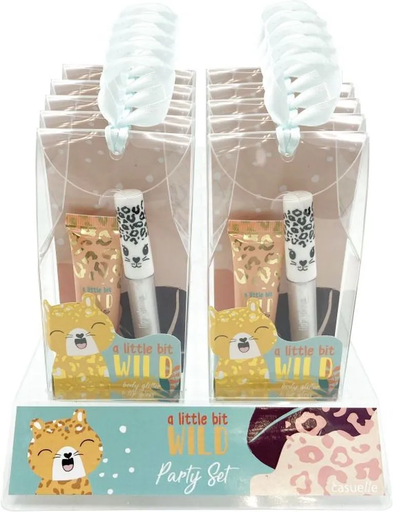 Casuelle Giftset Tiger Body Glitter & Lip Gloss