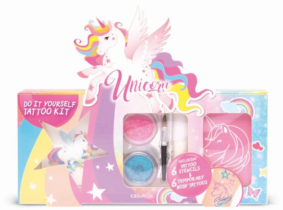 Casuelle Unicorn Tattoo Set