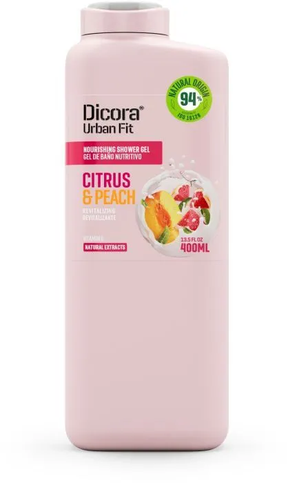 Dicora Urban Fit Shower Gel Vitamin C Citrus & Peach (400mL)