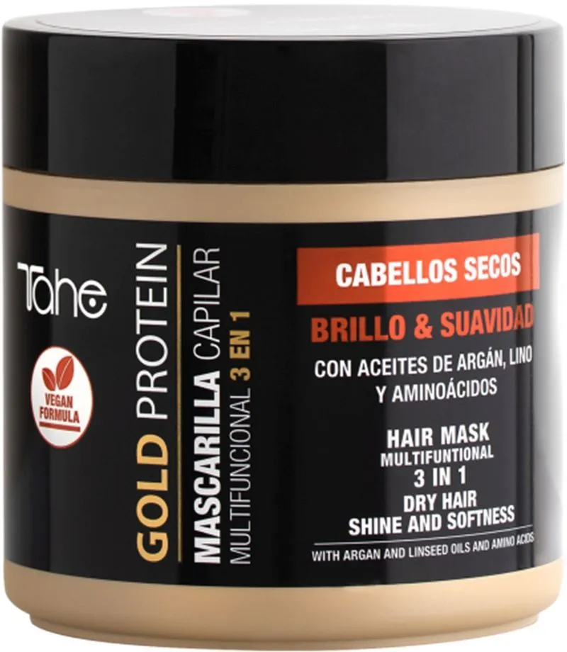 Tahe Botanic Gold Protein 3in1 Nourishing Hair Mask (400mL)
