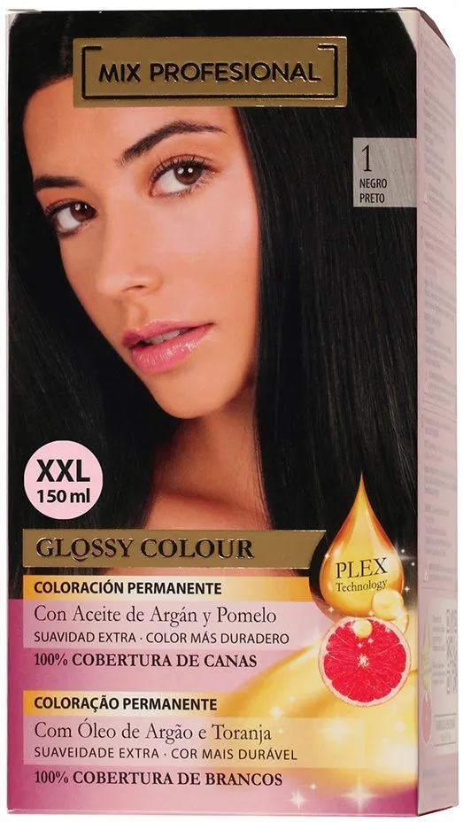 Tahe Mix Profesional Hair Color For Home Use (60+90mL) 1 Black