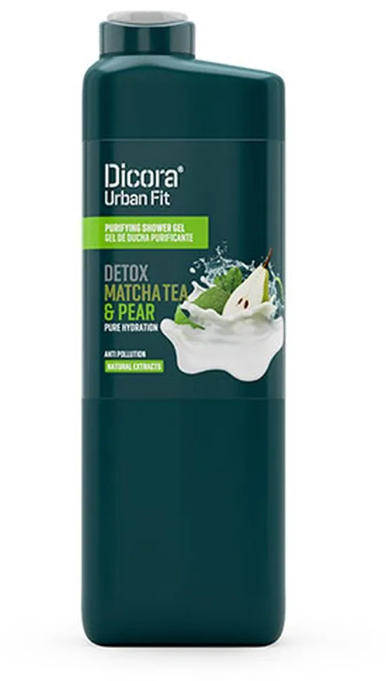Dicora Urban Fit Shower Gel Detox Matcha Tea & Pear (750mL)