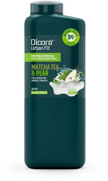 Dicora Urban Fit Shower Gel Detox Matcha Tea & Pear (400mL)