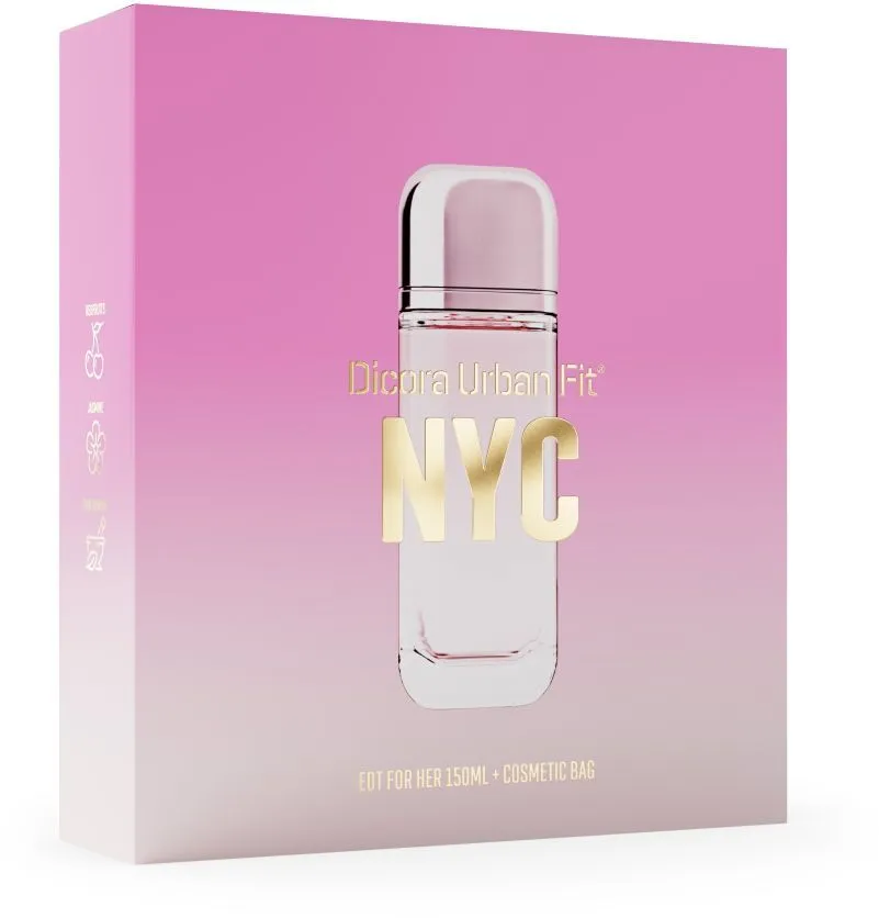 Dicora Urban Fit NYC For Her EDT (150mL) + Cosmetic Bag