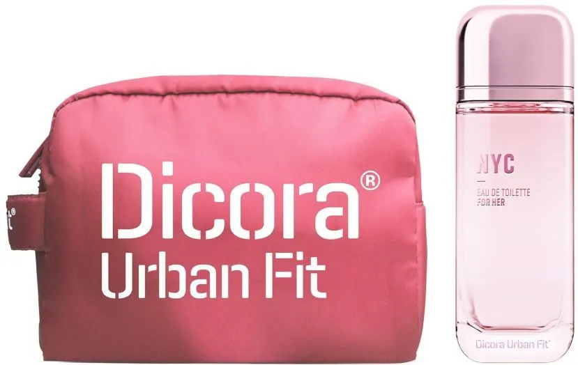 Dicora Urban Fit NYC For Her EDT (150mL) + Cosmetic Bag