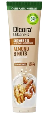 Dicora Urban Fit Shower Gel Vitamin B Almonds & Nuts (100mL)