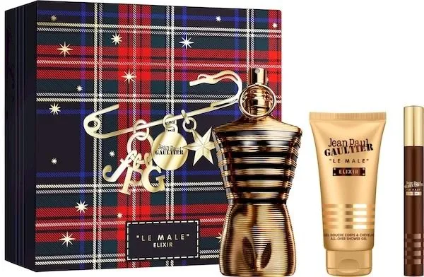 Jean Paul Gaultier Le Male Elixir EDP (125mL) + Shower Gel (75mL) + EDP (10mL)