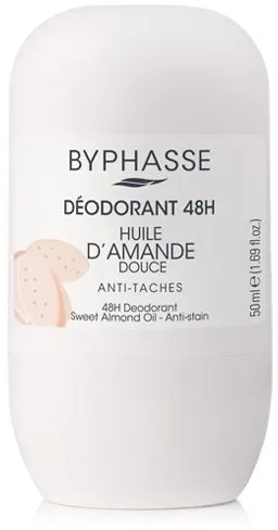 Byphasse 48h Roll-on Deodorant Sweet Almond Oil (50mL)