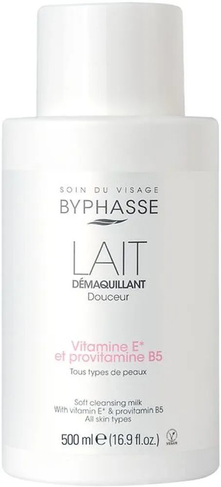 Byphasse Soft Cleansing Milk All Skin Types (500mL) Bottle
