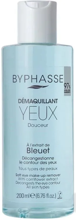 Byphasse Soft Eye Make-Up Remover Cornflower Extract (200mL)