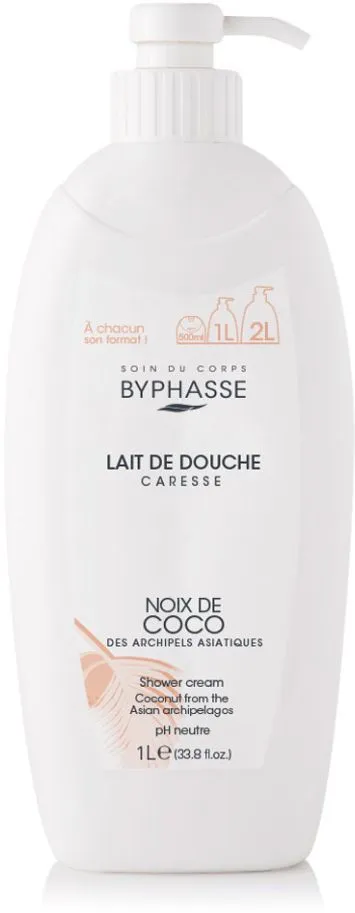 Byphasse Coconut Shower Cream (1000mL)