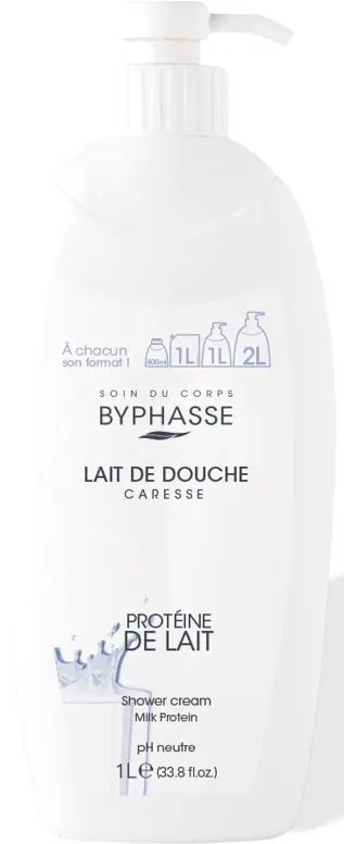 Byphasse Shower Cream Milk Protein (1000mL)