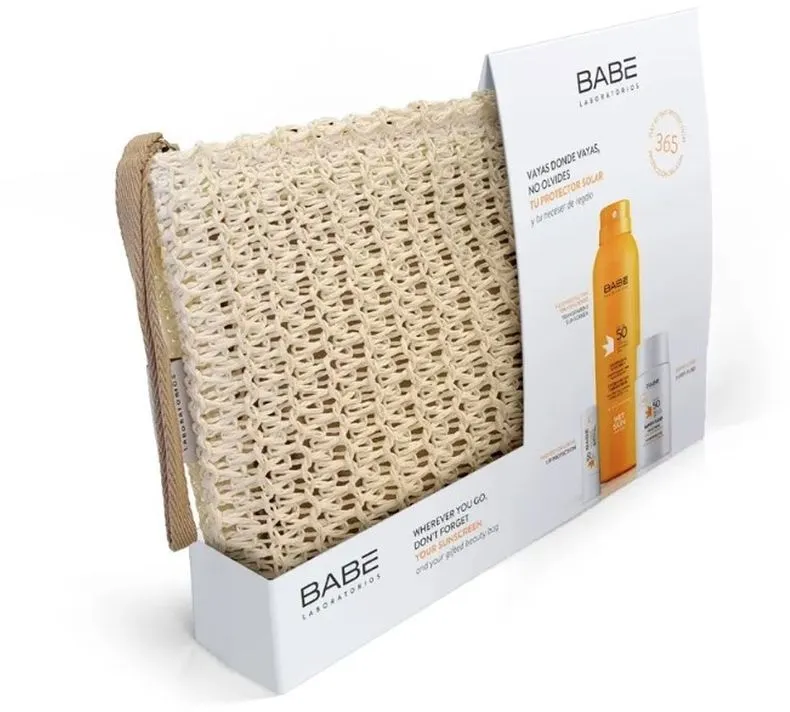 BABE Sun Care Set In Cosmetic Bag