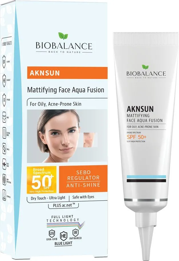 Bio Balance Aknsun Matifying Face Aqua Fusion SPF50+ (40mL)