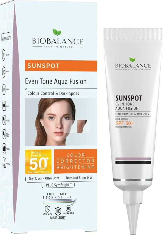 Bio Balance Sun Spot Even Tone Aqua Fusion Color Control & Dark Spots SPF50+ (40mL)