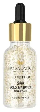 Bio Balance 24K Gold & Peptide Matrixyl 2% Super Serum (30mL)
