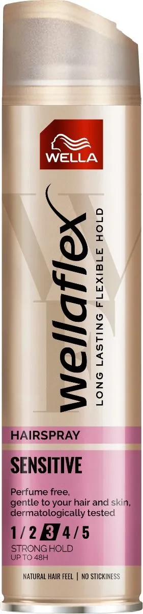 Wella Wellaflex Sensitive Strong Hold Hairspray (250mL)