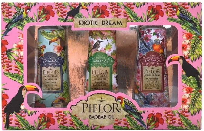 Pielor Exotic Dream Kit Hand Cream Pink Box (3pcs)