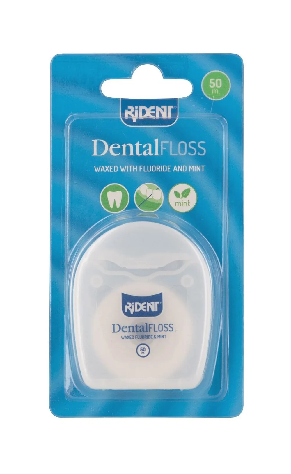 Rident Wax Floss 50M Mint