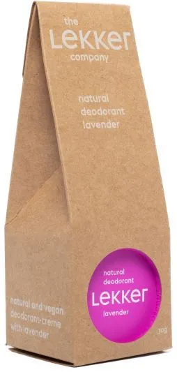 Lekker Natural Deodorant Lavender (30g)