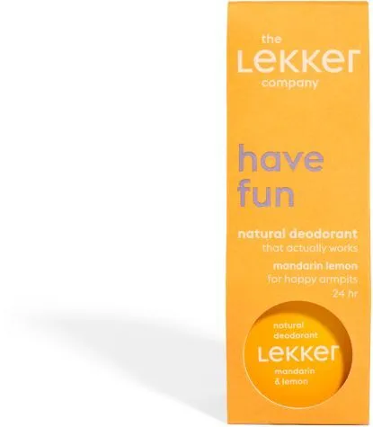 Lekker Natural Deodorant Mandarin & Lemon (30g)