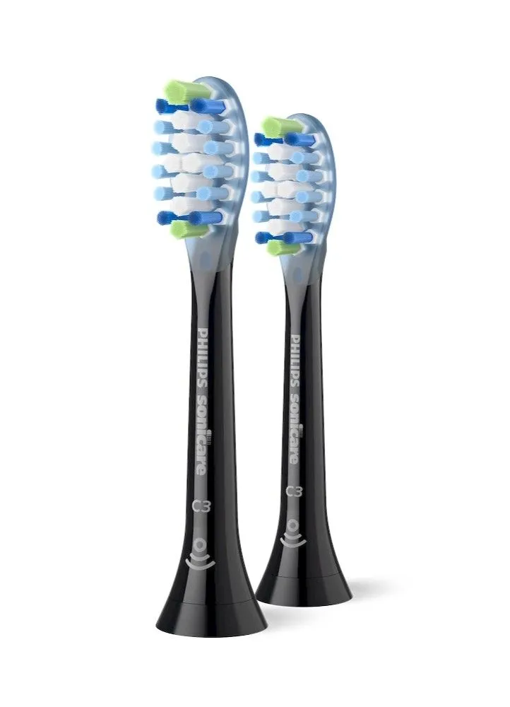 Philips Sonicare Toothbrush Heads C3 Premium Plaque Defence Black