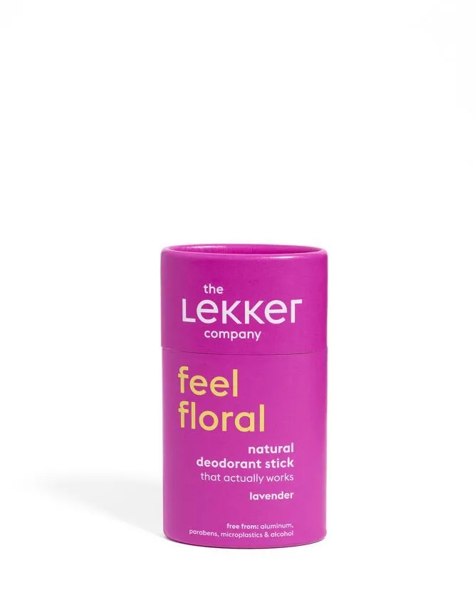 Lekker Deodorant Stick Feel Floral Lavender (40g)