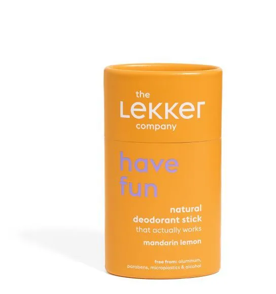 Lekker Deodorant Stick Have-Fun Mandarin & Lemon (40g)