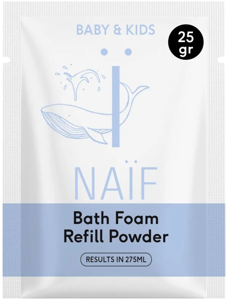 Naïf Bath Foam Refill Powder (25g)