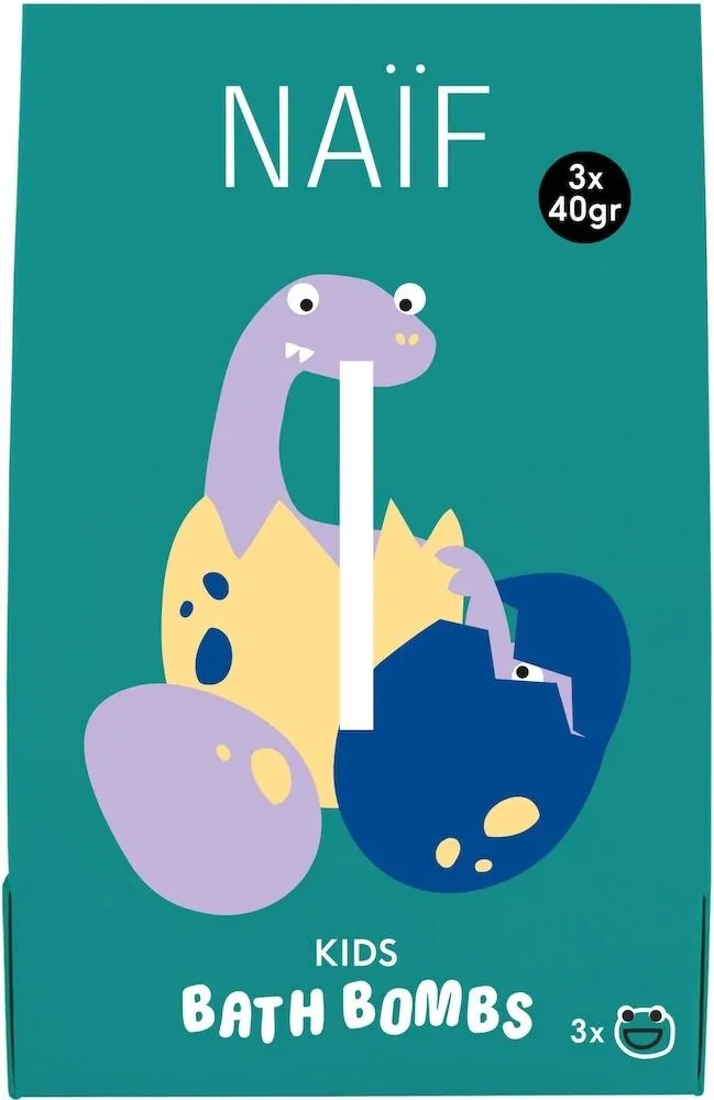 Naïf Kids Bath Bombs Multipack (3x40g)