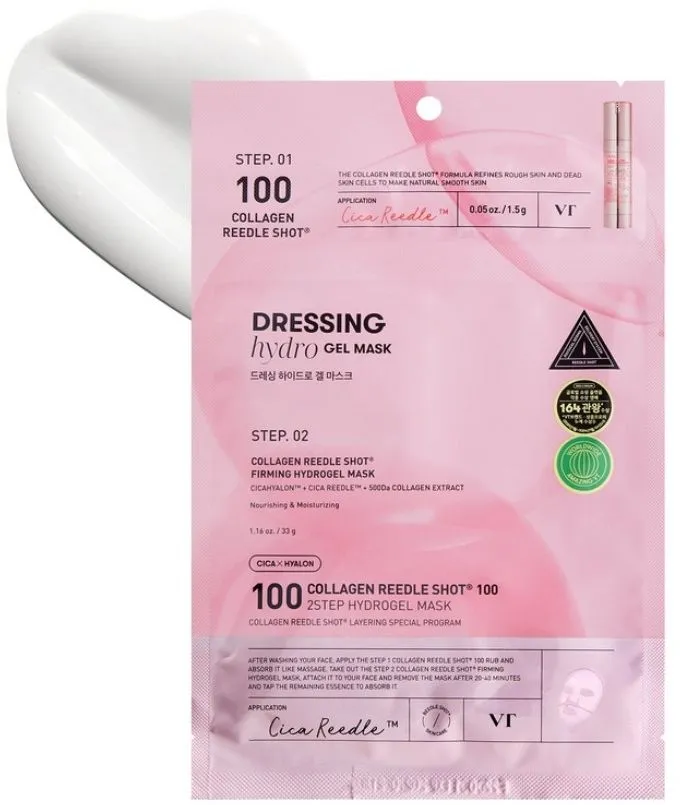 VT Cosmetics Collagen Reedle Shot 100 2-Step Mask (1,5g + 25g)