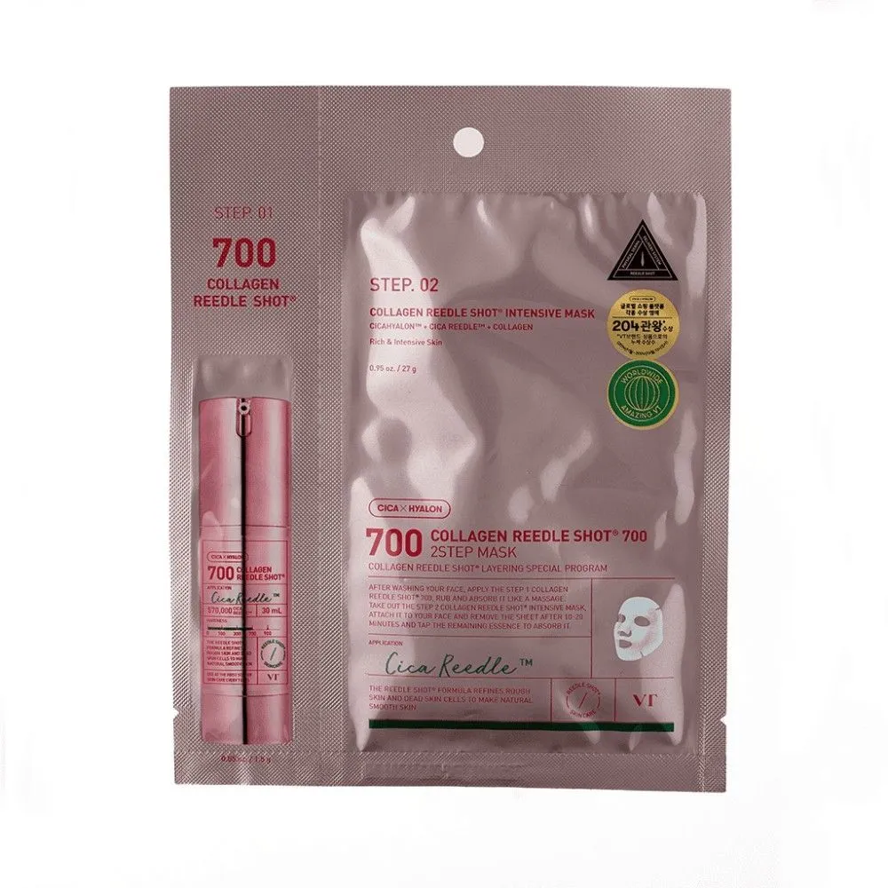 VT Cosmetics Collagen Reedle Shot 700 2-Step Mask (1,5g+27g)