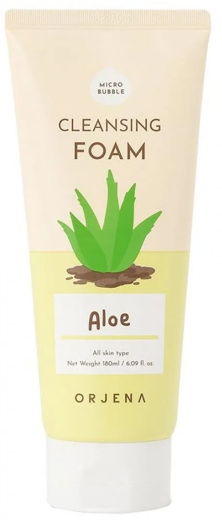 Orjena Smile Day Aloe Cleansing Foam (180mL)