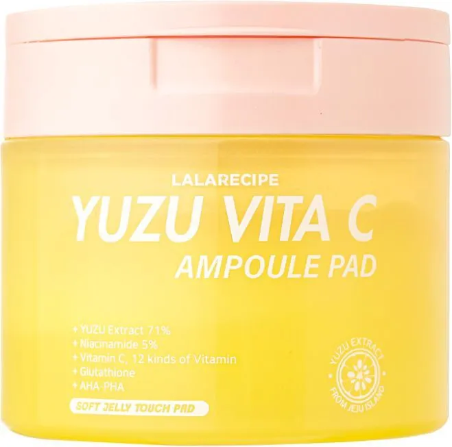 Lalarecipe Yuzu Vita-C Ampoule Pad (80pcs)