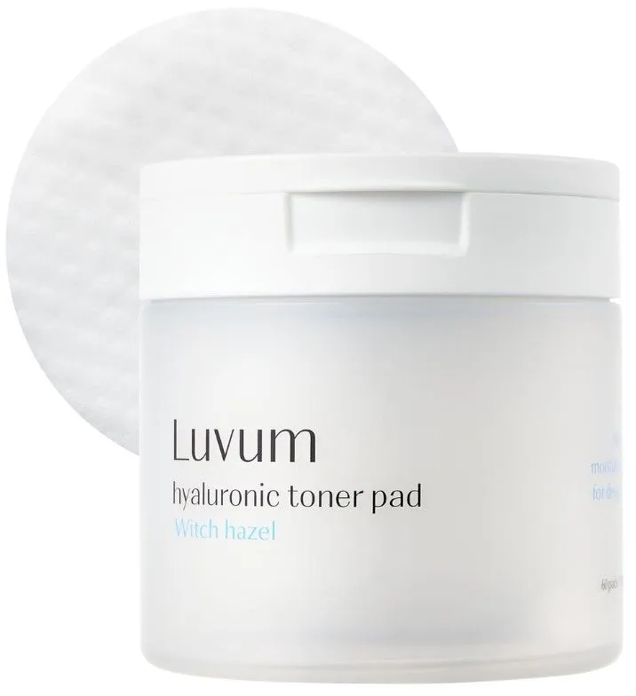 Luvum Witch Hazel Hyaluronic Toner Pad (60pcs)