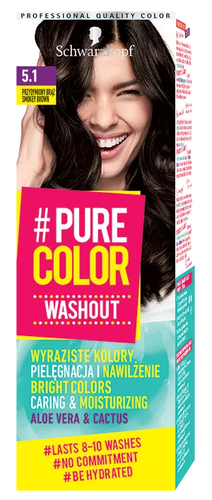 Schwarzkopf #Pure Color Washout Smokey Brown 5.1